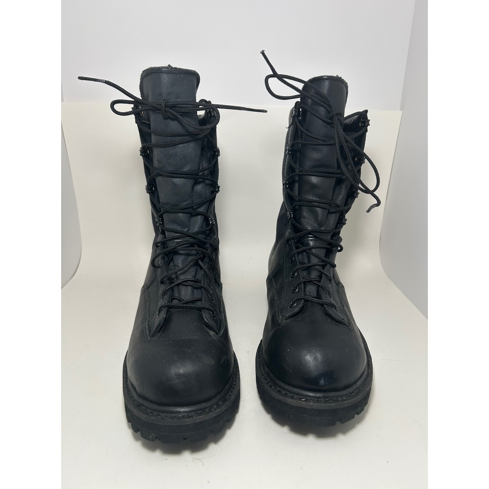 Rocky 804A Mens 8 Inch Duty GTX Black Leather Gore-Tex Vibram Boots Size 9‎ W